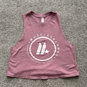 Women's Mauve CrossFit Tank